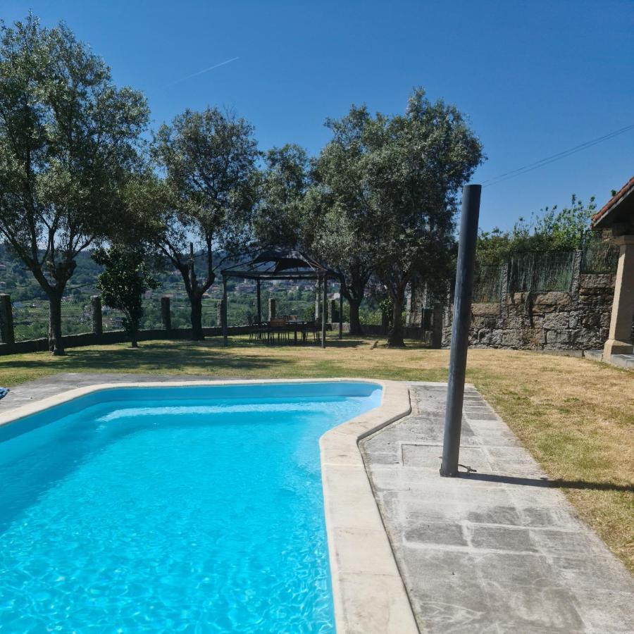 Casa 2 habitaciones con piscina y cenador al aire libre Pontevedra Exterior foto